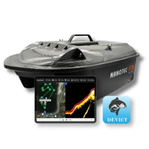 Voerboot met autopilot en sonar